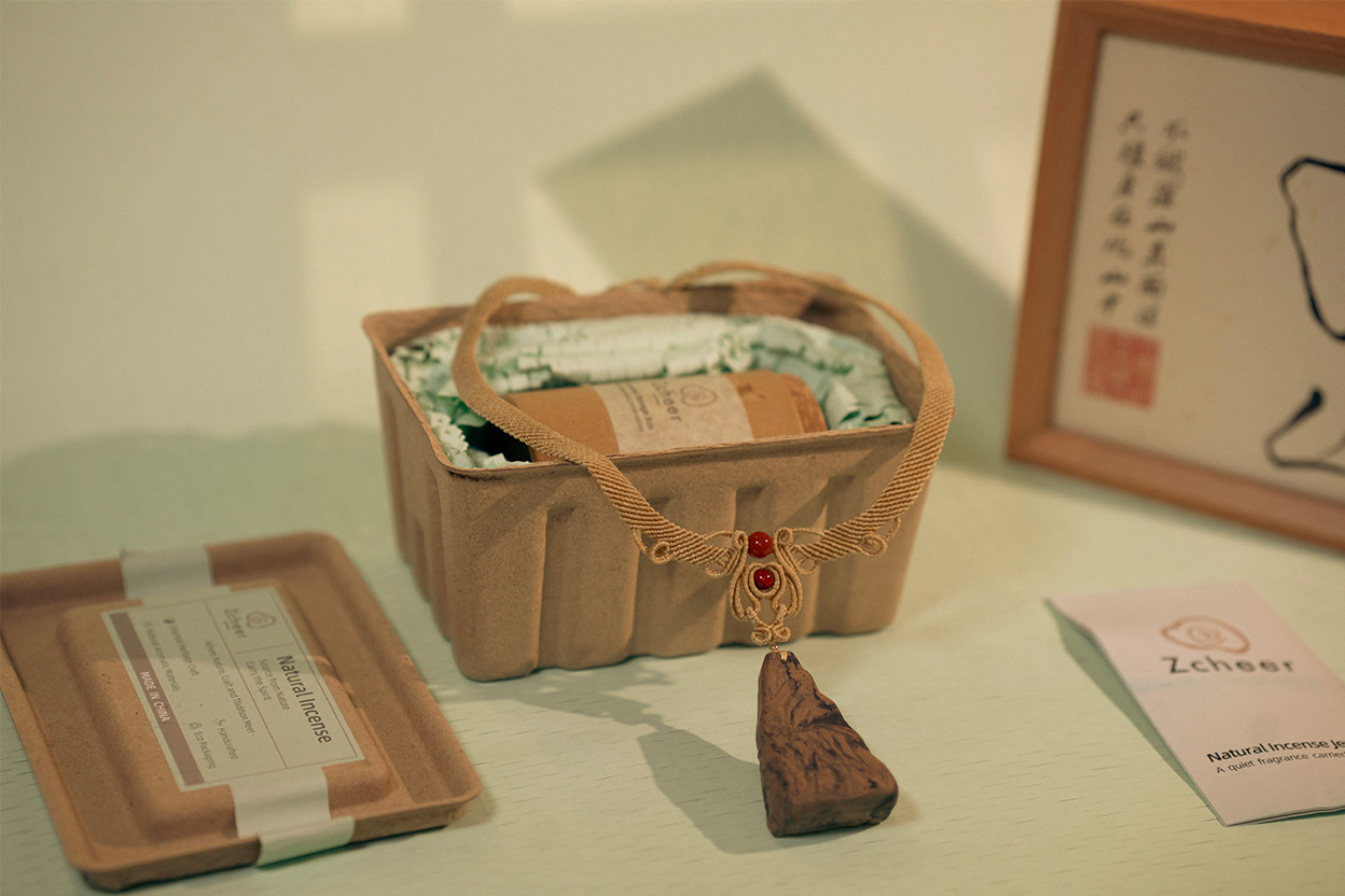 Zcheer wearable incense jewelry presented as a meaningful handmade gift with natural incense materials and soft packaging.
