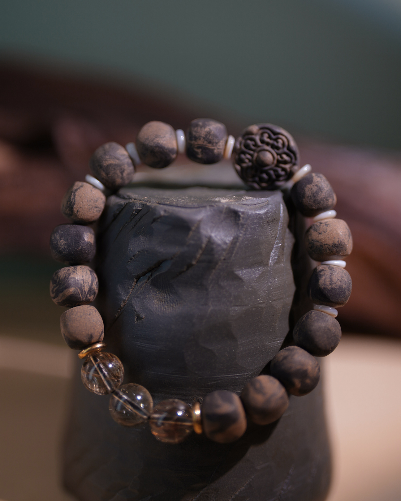 Mixed Bead Bracelet – Fortune Flow Incense Bracelet (Inner Diameter 19cm) - Mixed · Dual Blend · Bracelet · Wrist 19cm