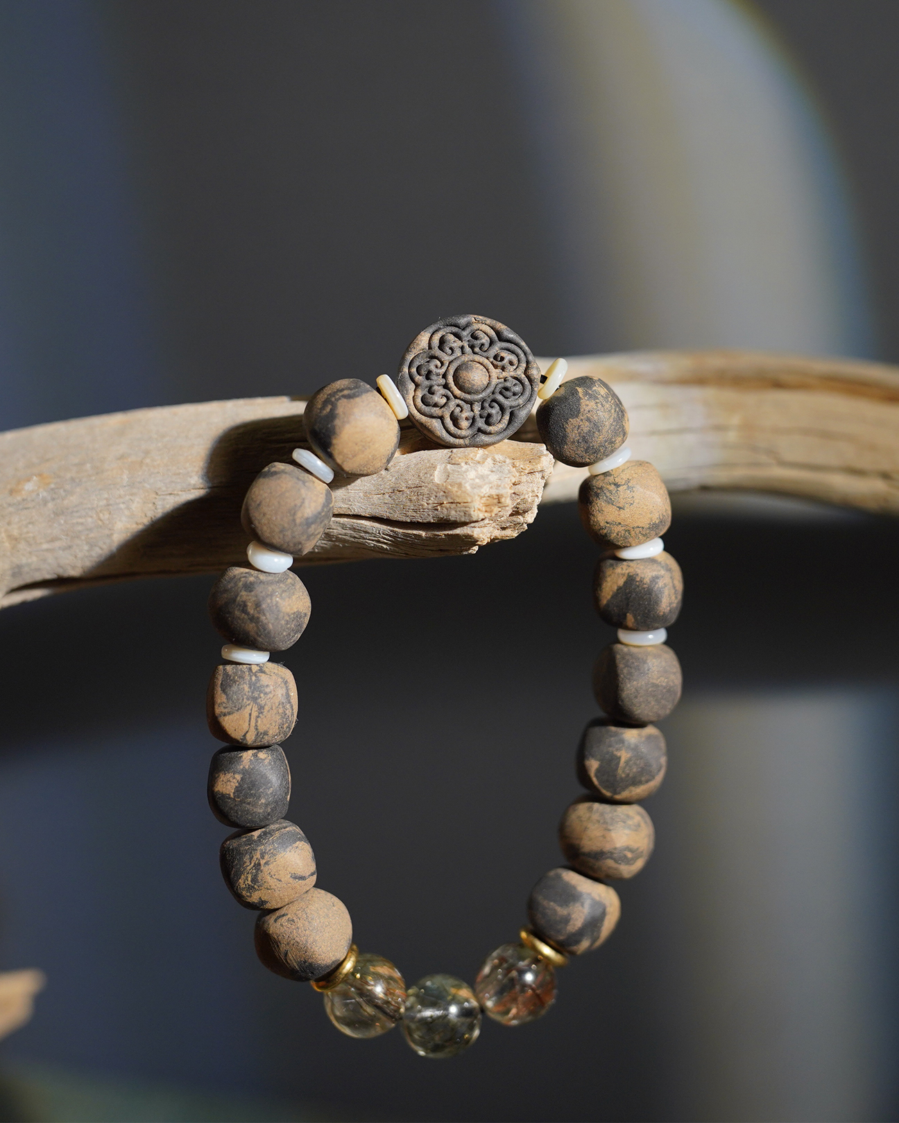 Mixed Bead Bracelet – Fortune Flow Incense Bracelet (Inner Diameter 19cm) - Mixed · Dual Blend · Bracelet · Wrist 19cm