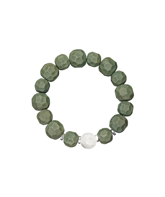 Faceted Bead Bracelet – Dream Incense Couple Bracelet Men's Version (19cm) - Green · Dream Spirit · Men · Wrist 19cm