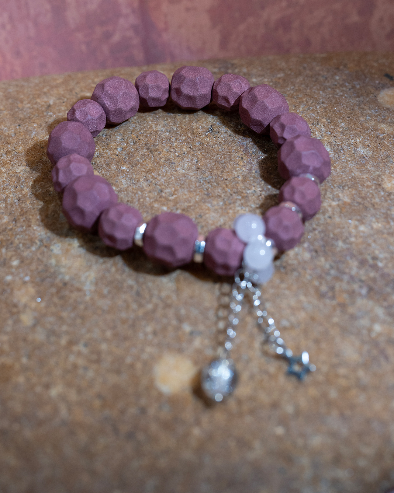 Wuxiang Bead Bracelet – Dream Incense Couple Bracelet Women's Version (15.5cm) - Rose · Rose Blend · Women · Wrist 15.5cm