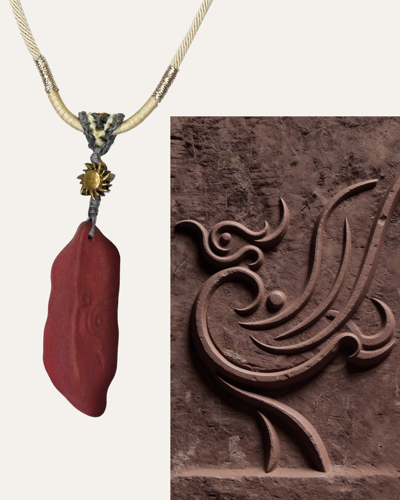 Spirit Bird Necklace – Rose Incense Protective Pendant (Basic Edition) - Rose · Rose Blend · Basic · Necklace · 30–84cm