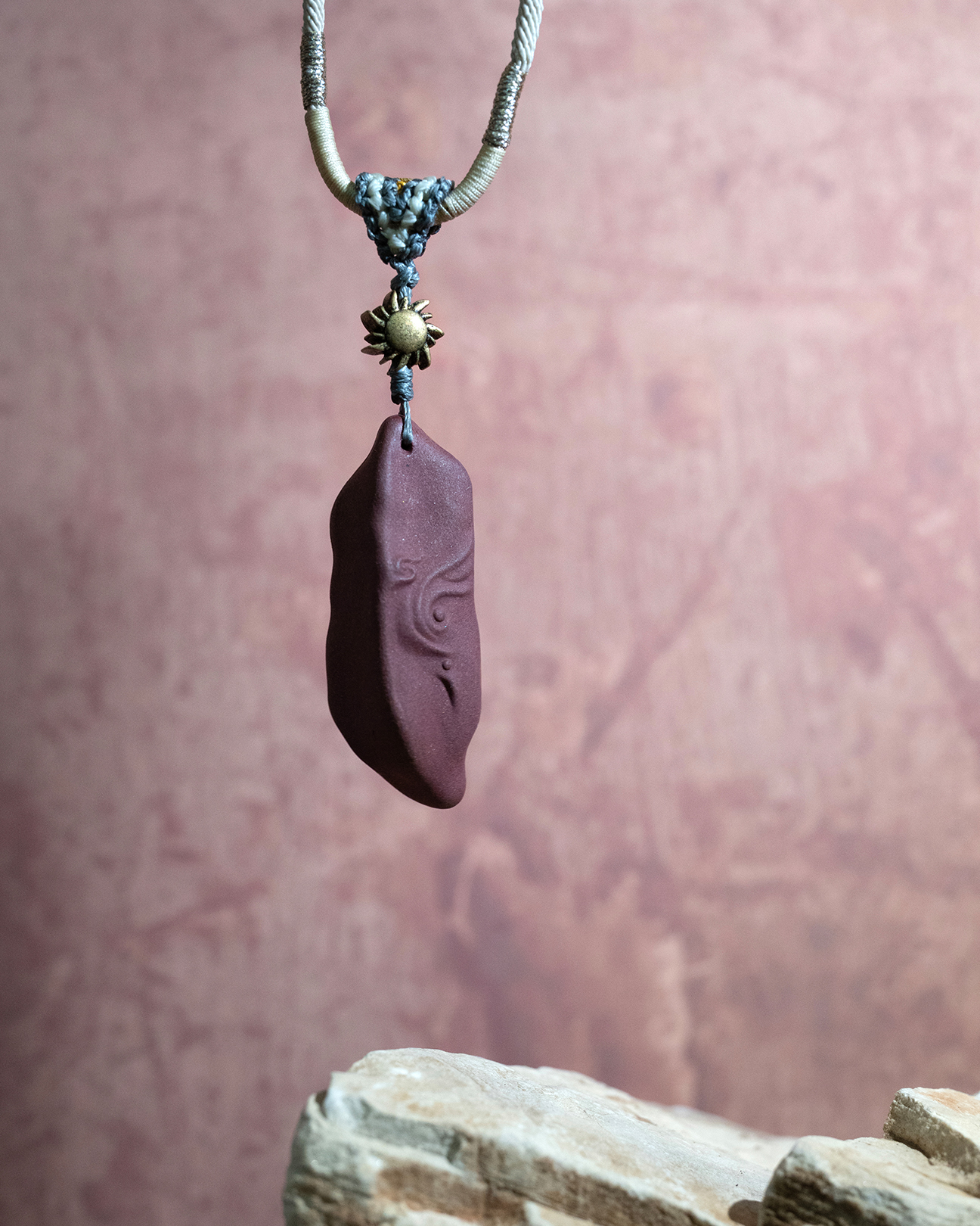 Spirit Bird Necklace – Rose Incense Protective Pendant (Basic Edition) - Rose · Rose Blend · Basic · Necklace · 30–84cm