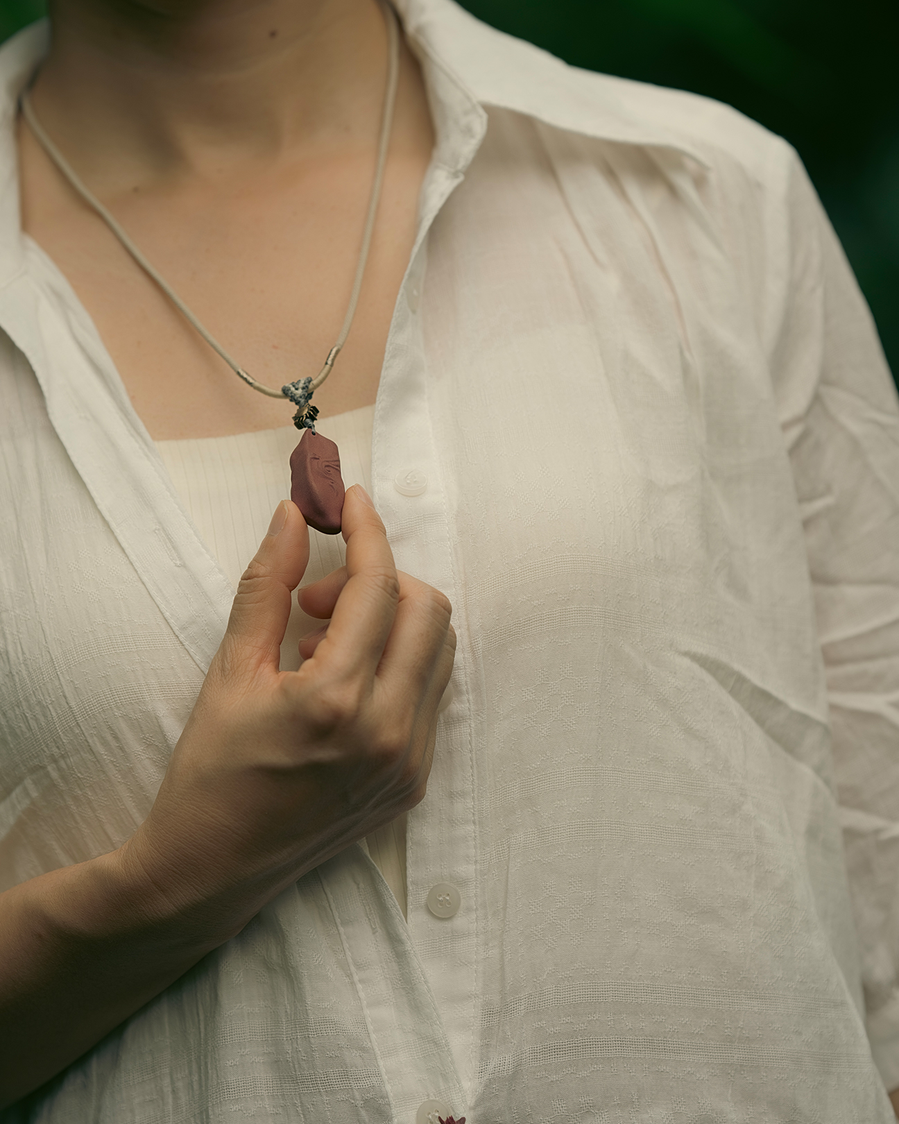 Spirit Bird Necklace – Rose Incense Protective Pendant (Basic Edition) - Rose · Rose Blend · Basic · Necklace · 30–84cm