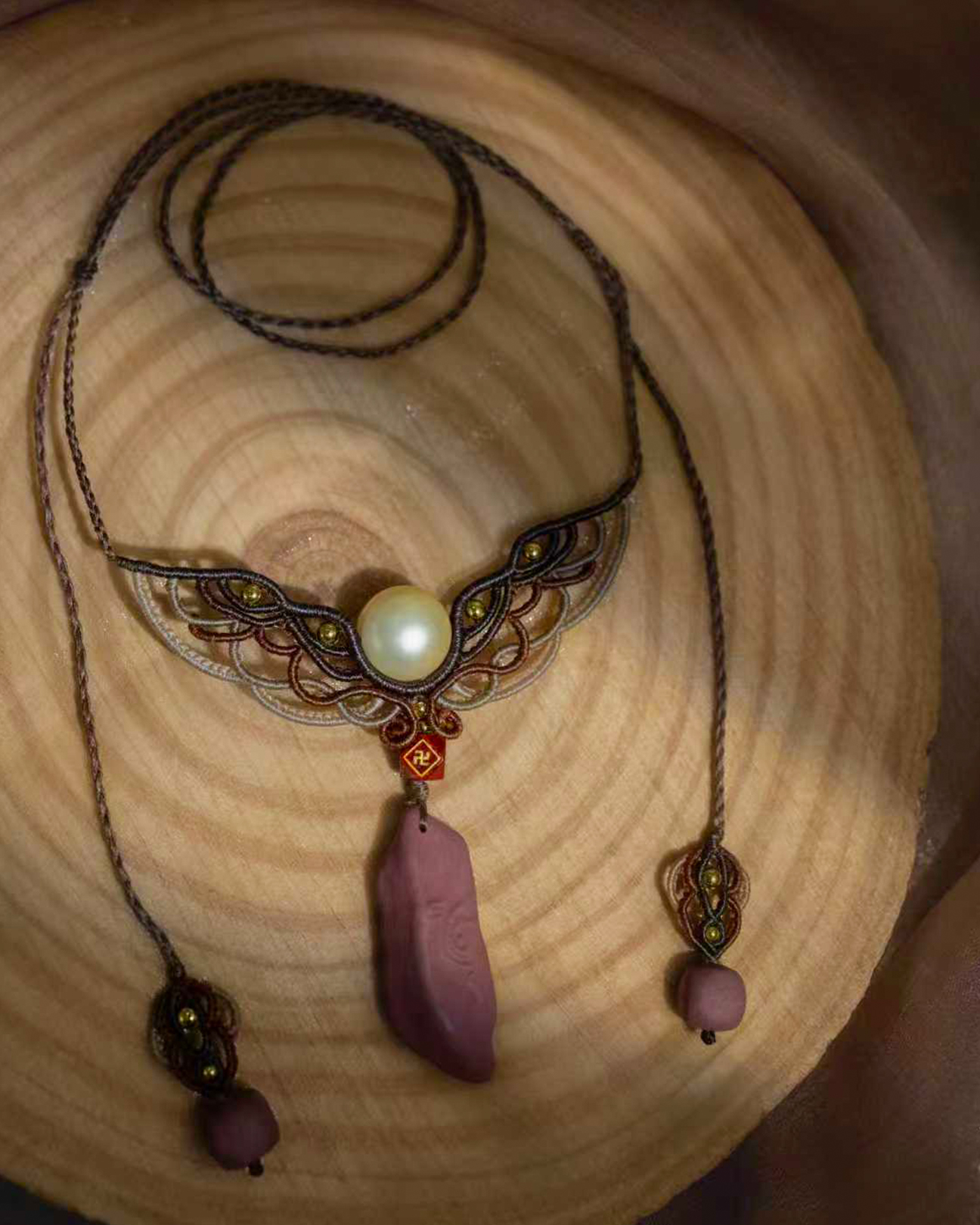 Spirit Bird Necklace – Rose Incense Protective Pendant (Deluxe Edition) - Rose · Rose Blend · Premium · Necklace · 32–65cm
