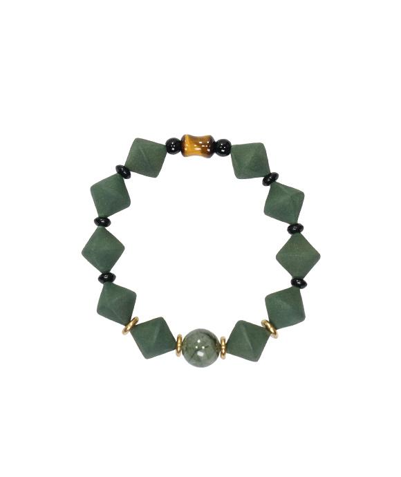 Conical Bead Bracelet – Guided Flow Incense Bracelet (Inner Diameter 17.5cm) - Green · Dream Spirit · Bracelet · Wrist 17.3cm