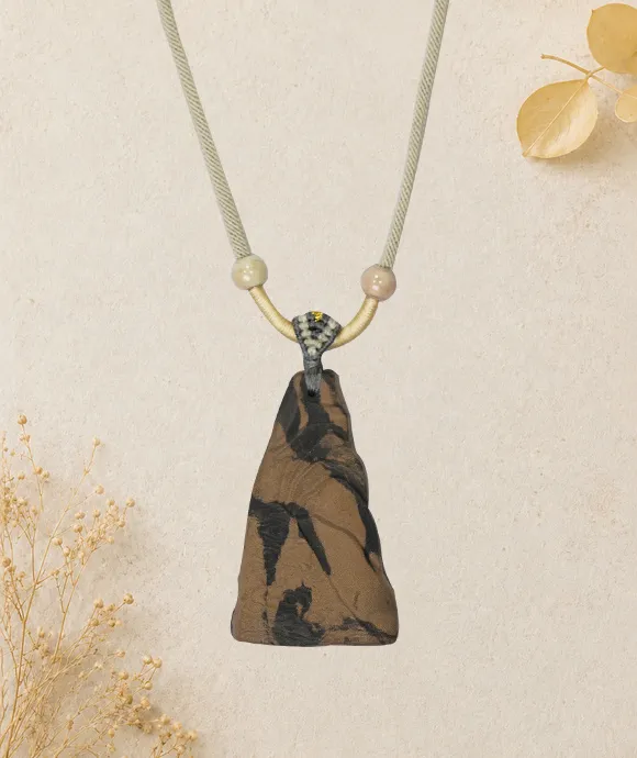 Cloud Mountain Necklace – Dual Incense Energy Pendant (Basic Edition) - Mixed · Dual Blend · Basic · Necklace · 45–85cm