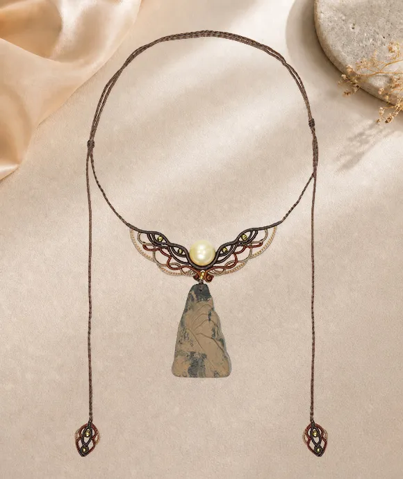 Cloud Mountain Necklace – Dual Incense Energy Pendant (Deluxe Edition) - Mixed · Dual Blend · Premium · Necklace · 32–65cm