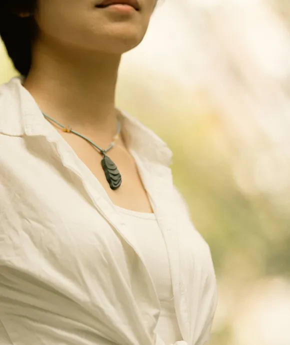 Terraced Field Necklace – Dream Incense Pendant (Style Edition) - Green · Dream Spirit · Style · Necklace · 32–62cm