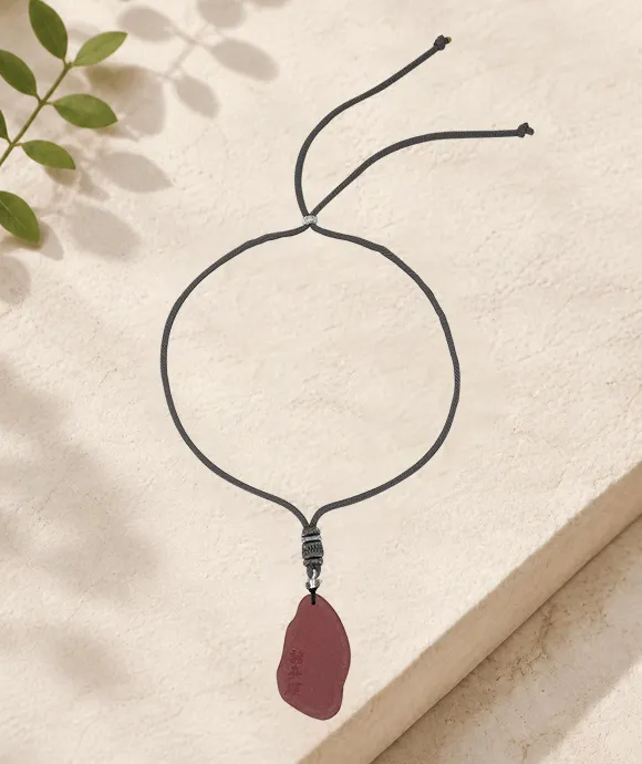 Plain Pendant Necklace – Rose Incense Energy Pendant (Basic Edition) - Rose · Rose Blend · Basic · Necklace · 38–58cm