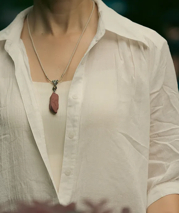 Spirit Bird Necklace – Rose Incense Protective Pendant (Basic Edition) - Rose · Rose Blend · Basic · Necklace · 30–84cm
