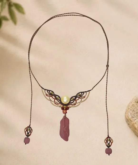 Spirit Bird Necklace – Rose Incense Protective Pendant (Deluxe Edition) - Rose · Rose Blend · Premium · Necklace · 32–65cm