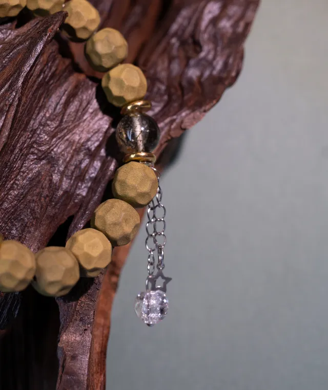 Faceted Bead Bracelet – Longjing Jasmine Couple Bracelet Women's Version (15cm) - Light Green · Longjing Jasmine · Women · Wrist 15cm