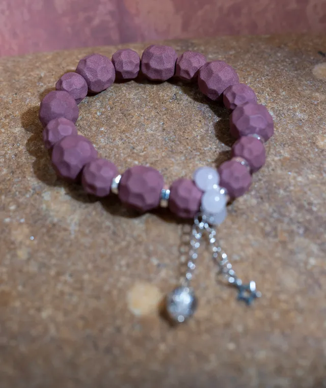 Wuxiang Bead Bracelet – Dream Incense Couple Bracelet Women's Version (15.5cm) - Rose · Rose Blend · Women · Wrist 15.5cm