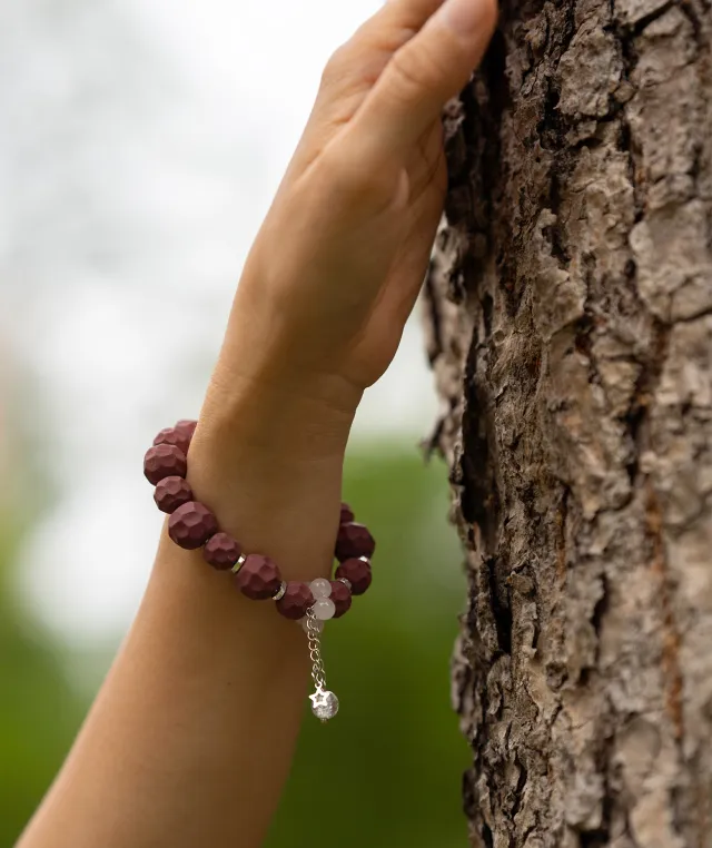 Wuxiang Bead Bracelet – Dream Incense Couple Bracelet Women's Version (15.5cm) - Rose · Rose Blend · Women · Wrist 15.5cm