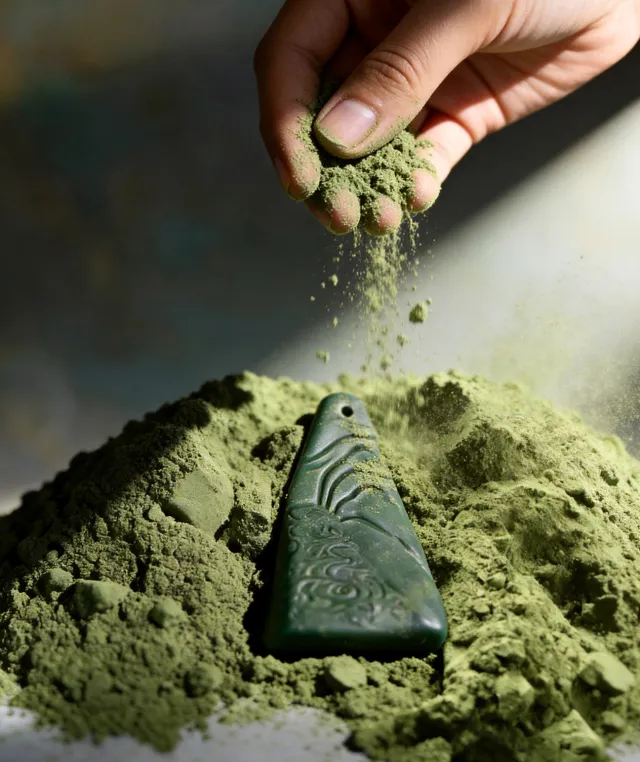Cloud Mountain Necklace – Dream Incense Energy Pendant (Basic Edition) - Green · Dream Spirit · Basic · Necklace · 45–85cm