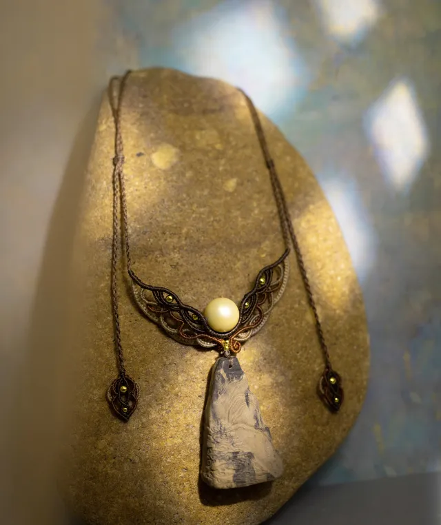 Cloud Mountain Necklace – Dual Incense Energy Pendant (Deluxe Edition) - Mixed · Dual Blend · Premium · Necklace · 32–65cm
