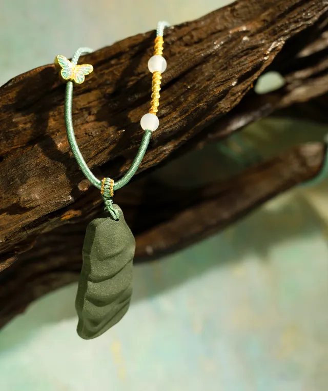 Terraced Field Necklace – Dream Incense Pendant (Style Edition) - Green · Dream Spirit · Style · Necklace · 32–62cm