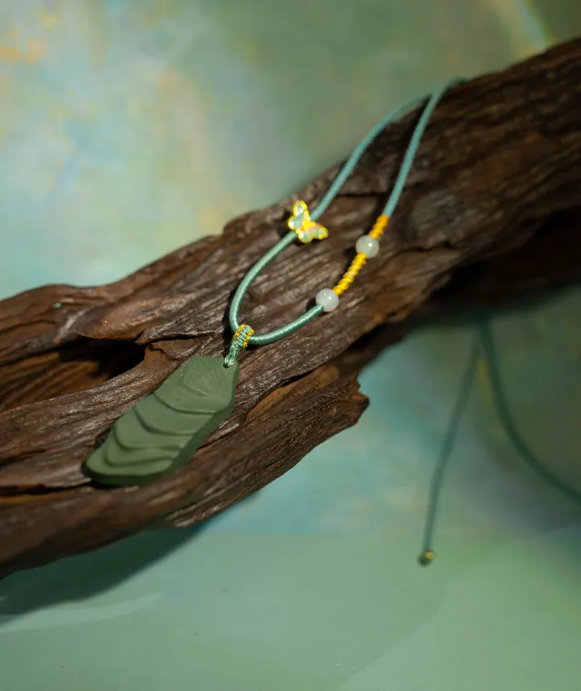 Terraced Field Necklace – Dream Incense Pendant (Style Edition) - Green · Dream Spirit · Style · Necklace · 32–62cm