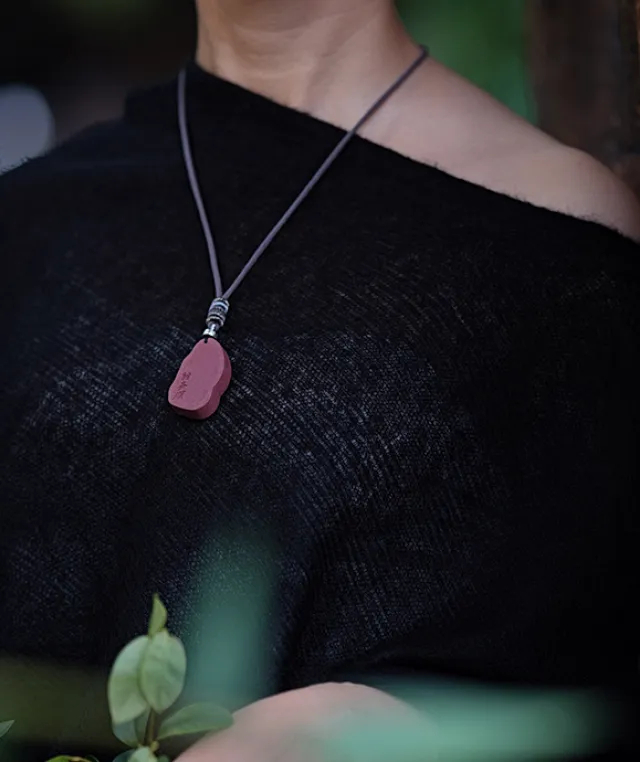 Plain Pendant Necklace – Rose Incense Energy Pendant (Basic Edition) - Rose · Rose Blend · Basic · Necklace · 38–58cm