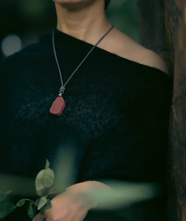 Plain Pendant Necklace – Rose Incense Energy Pendant (Basic Edition) - Rose · Rose Blend · Basic · Necklace · 38–58cm