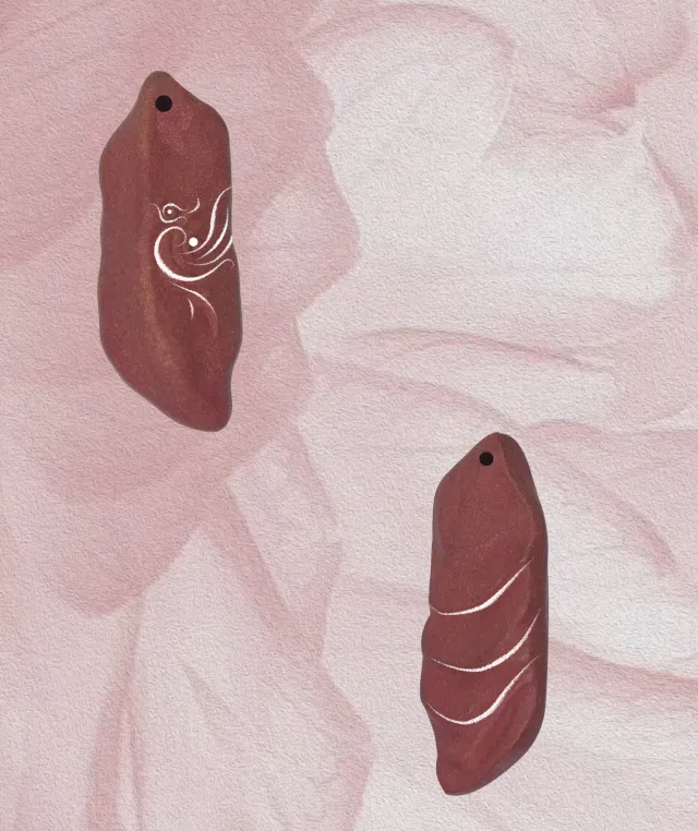Spirit Bird Necklace – Rose Incense Protective Pendant (Basic Edition) - Rose · Rose Blend · Basic · Necklace · 30–84cm