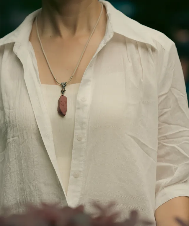 Spirit Bird Necklace – Rose Incense Protective Pendant (Basic Edition) - Rose · Rose Blend · Basic · Necklace · 30–84cm