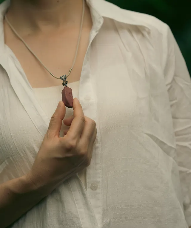 Spirit Bird Necklace – Rose Incense Protective Pendant (Basic Edition) - Rose · Rose Blend · Basic · Necklace · 30–84cm