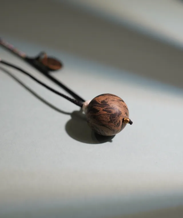 Adjustable Necklace – Mixed Incense Bead Pendant with Multi-Symbolic Structure - Mixed · Dual Blend · Composite · Necklace · 36–60cm