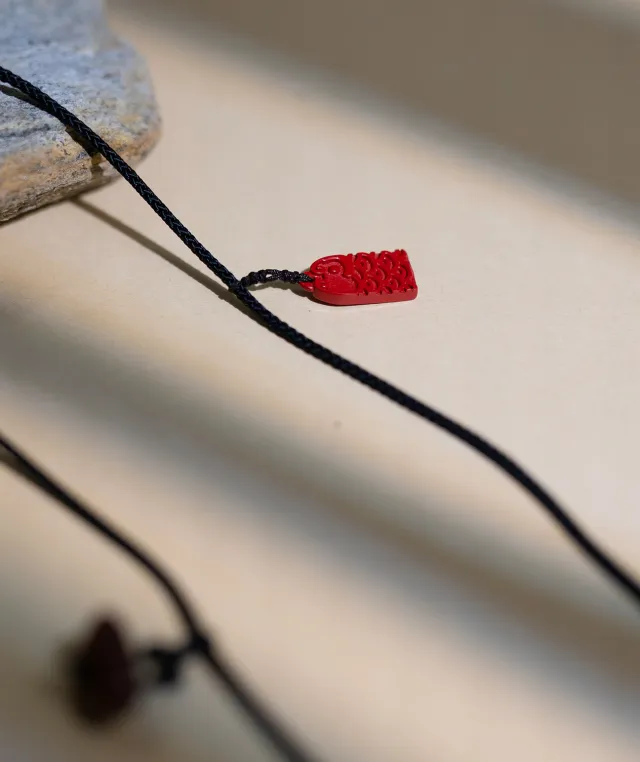 Adjustable Necklace – Mixed Incense Bead Pendant with Multi-Symbolic Structure - Mixed · Dual Blend · Composite · Necklace · 36–60cm